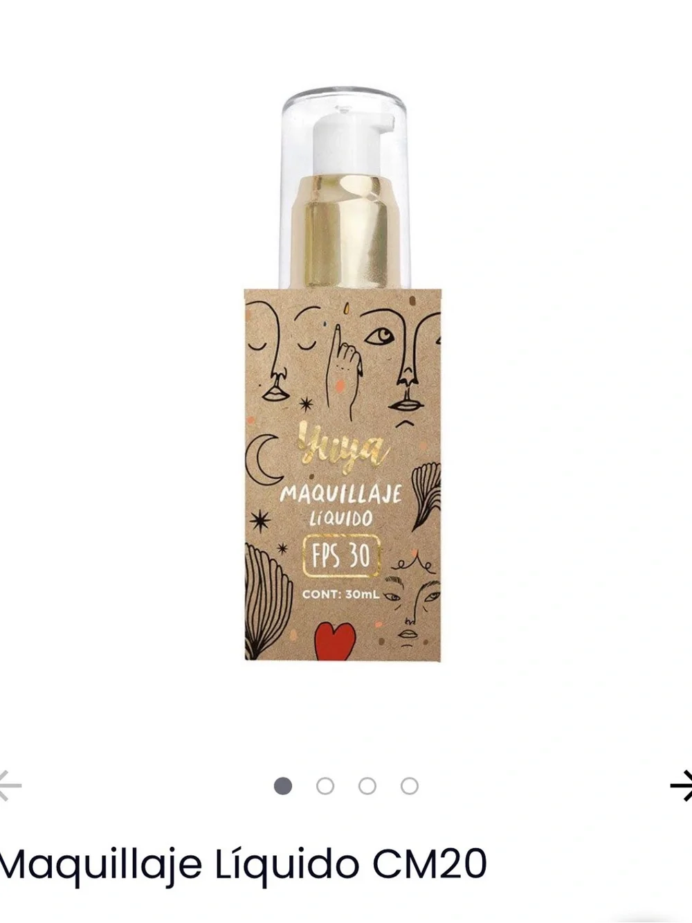 Yuya cruelty free makeup foundation cm20 shade